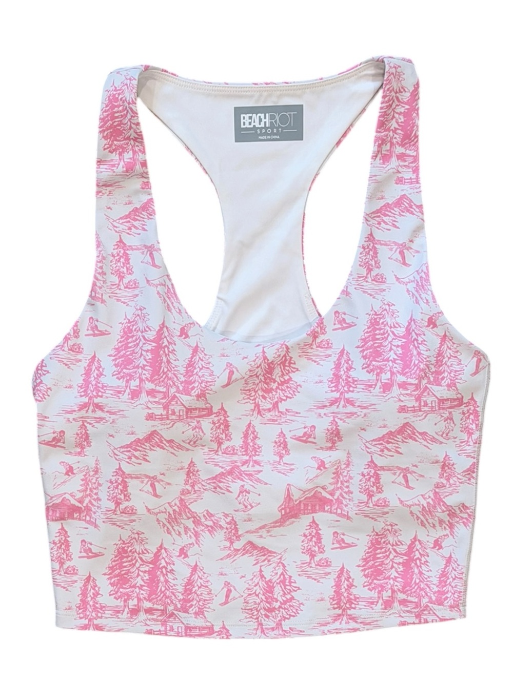 Beach Riot Yara Crop Tank In Toile - Picture 2 of 4